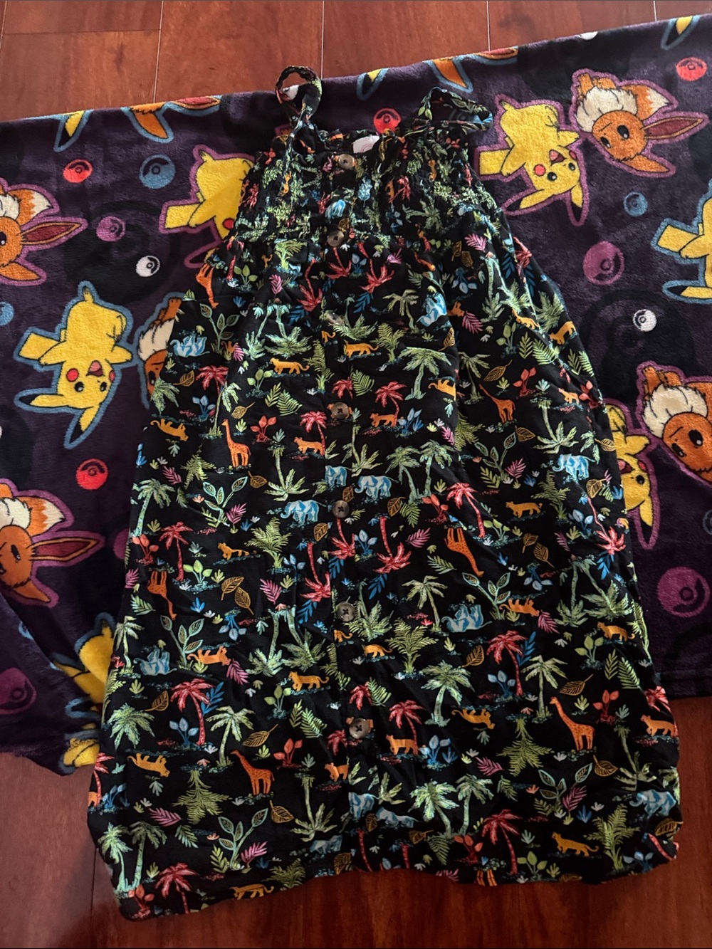 Tropical Print girl dress